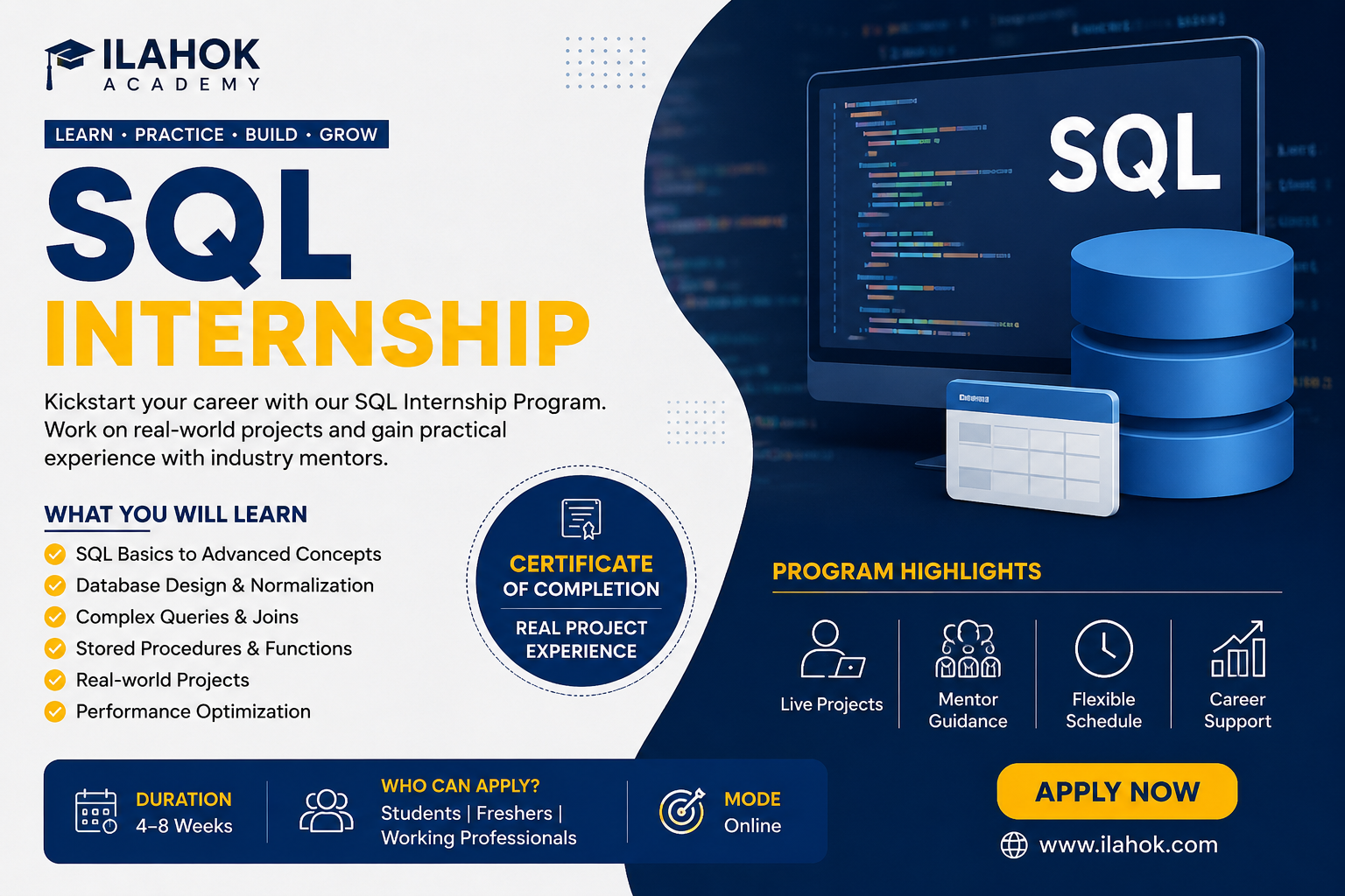 SQL Foundation Internship